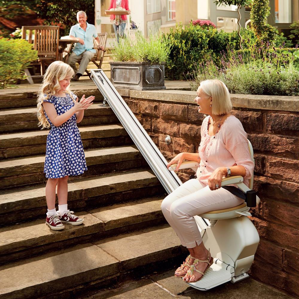 Vallejo outdoor stairchair exterior chairlift outside chair stair lift