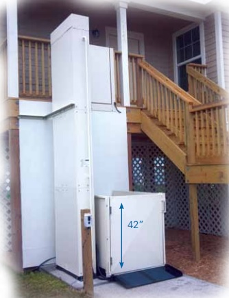 Harmar Residential Vertical Platform Lift