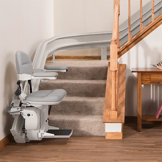 Sacramento Bruno curved cre-2110 stairway staircase chairstair lift